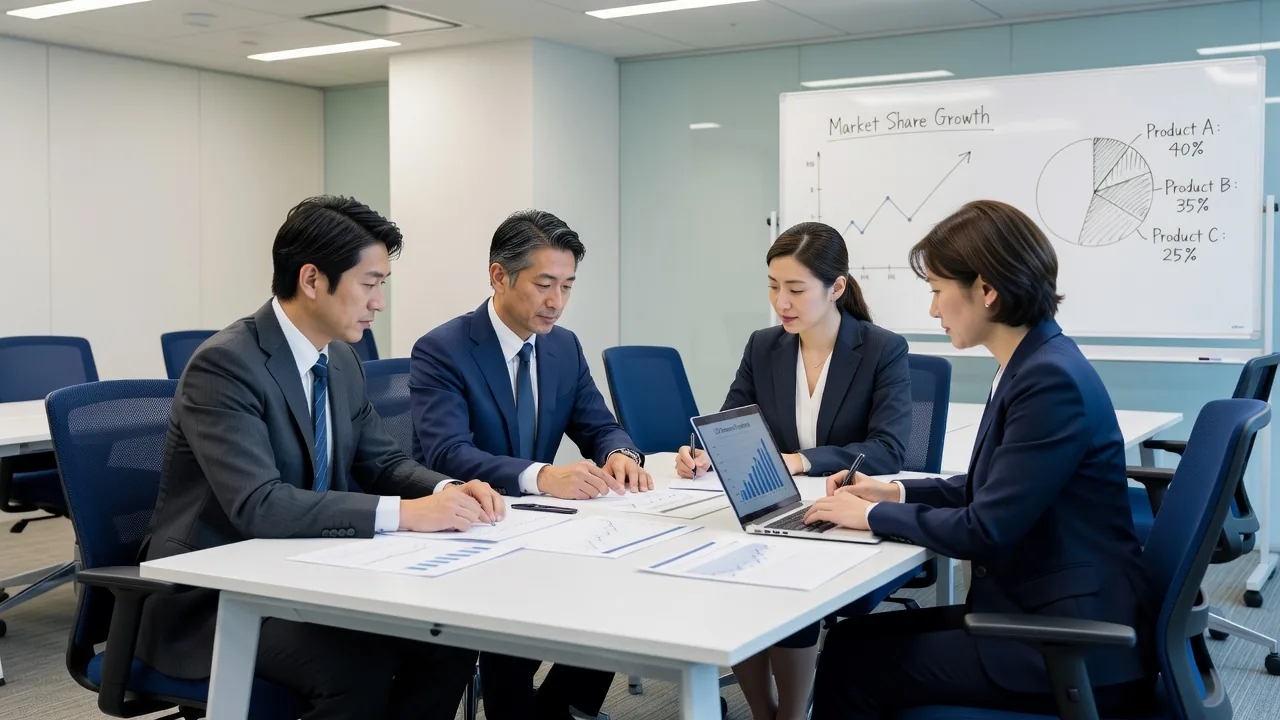 社内ミーティングの様子